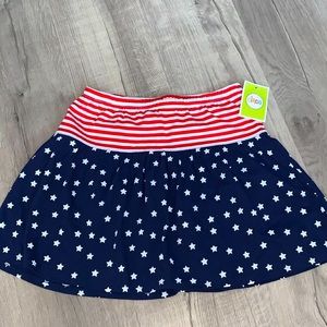 Circo girls red white and blue skirt NWT